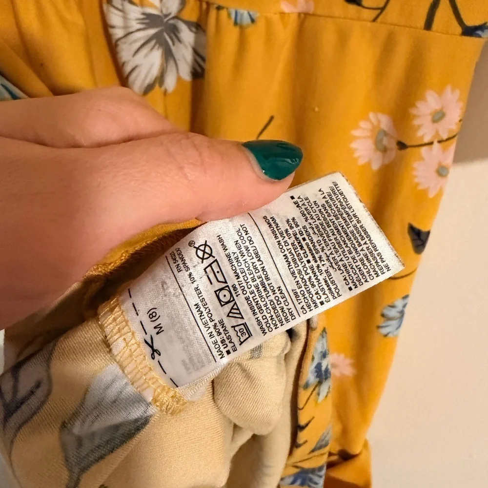 Old Navy Yellow Floral Kids Dress